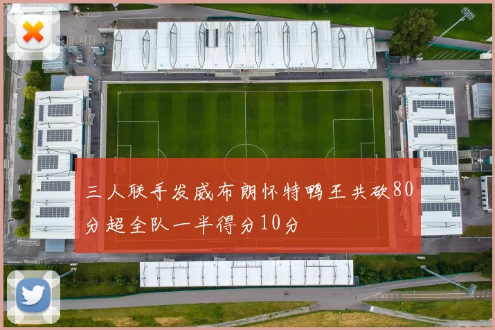 三人联手发威布朗怀特鸭王共砍80分超全队一半得分10分