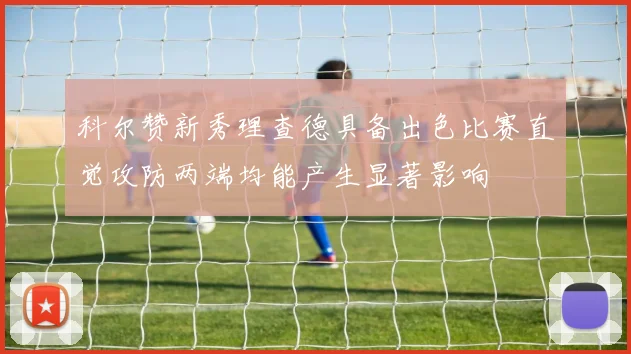 科尔赞新秀理查德具备出色比赛直觉攻防两端均能产生显著影响